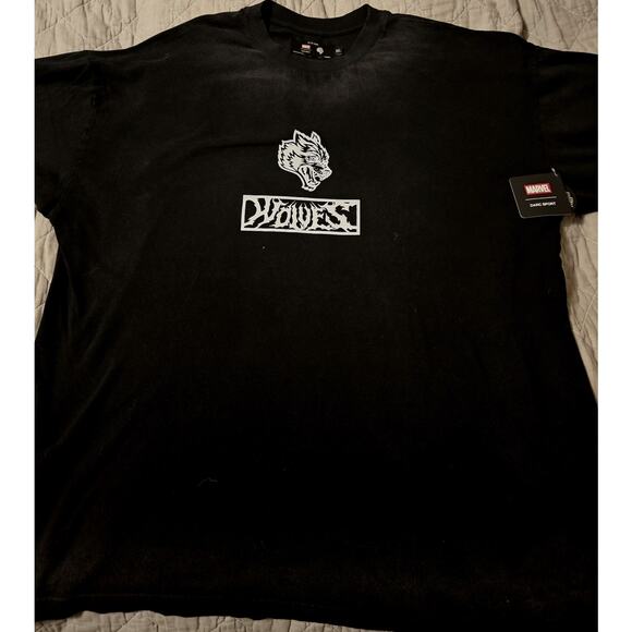 Darc Sport Ghostrider "Premium" Oversized XLARGE Tee in black drift wash - Picture 2 of 3